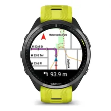 Relógio Smartwatch Garmin Forerunner 965 Preto/amarelo Caixa Preto Pulseira Amarelo Bisel Preto Foto mini 4