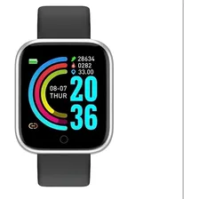 Relogio Smartwatch Inteligente Bluetooth Cor Da Caixa Prata Foto mini 1