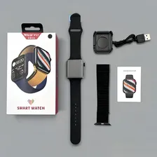 Relogio Smartwatch Inteligente Hw18 Faz Ligações Pelo Celular Relogio Smart Smartwatch Relogio Inteligente Relogio Marca Passos Marca Batimentos Mede Pressão Relogio Para Correr Foto mini 4