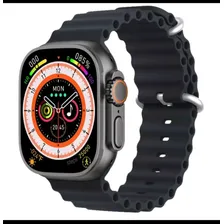 Relógio Smartwatch S9 Ultra Série 09 3 Pulseiras Caixa Prateado Pulseira Preto Desenho Da Pulseira Ondulado Foto mini 4