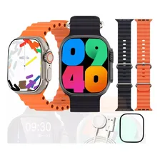 Relógio Smartwatch S9 Ultra Série 9 Nfc 49mm 2024 Caixa Preto Pulseira Preto Foto mini 1