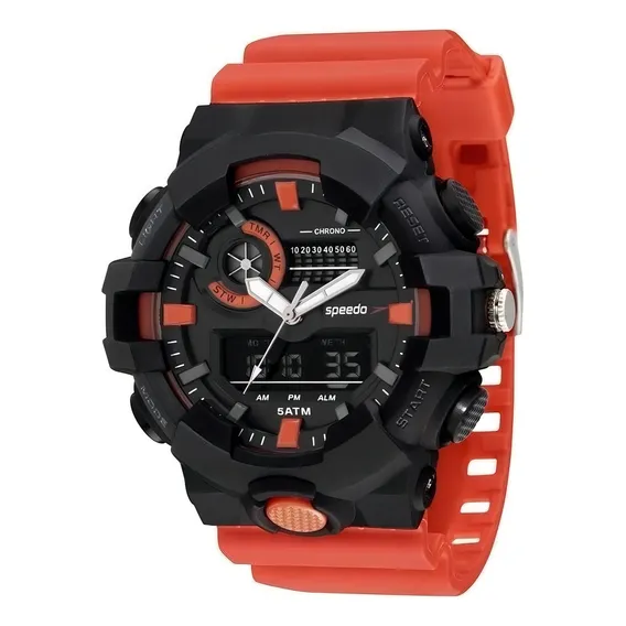 Rel贸gio Speedo Digital Anal贸gico Masculino 81156g0evnp2 Foto 1