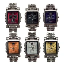Rel贸gio Tank Minute Machine - Preto Cor da correia Prateado Foto mini 1