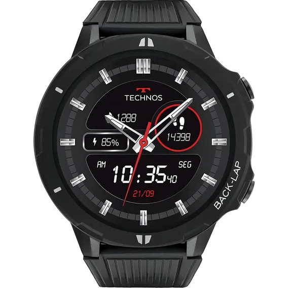Relogio Technos Connect Smartwatch Tsportsaa/8p Preto Full Foto 1