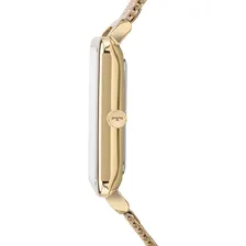 Rel贸gio Technos Feminino Slim Dourado Quadrado Foto mini 2