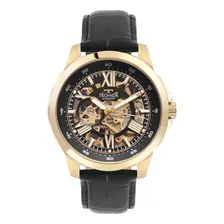 Relógio Technos Masculino Automático Dourado Pulseira Couro Foto mini 1