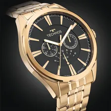 Relógio Technos Masculino Grandtech Dourado Foto mini 4