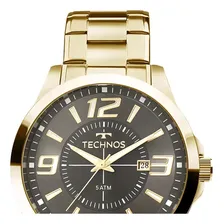 Rel贸gio Technos Masculino Performance Racer Dourado Foto mini 4