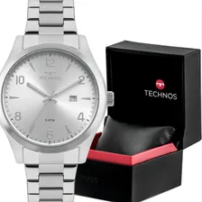 Rel贸gio Technos Masculino Prata Anal贸gico 2115mrbs1k Foto mini 2