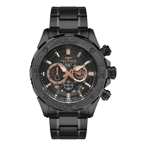 Relógio Technos Masculino Preto Legacy Js25bca/1p Foto 1