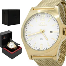 Rel贸gio Technos Masculino Steel Dourado Foto mini 1