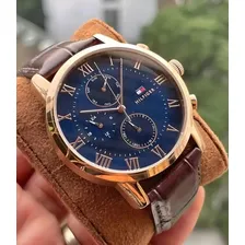 Relógio Tommy Hilfiger Masculino 1791399 Couro Marrom Foto mini 4