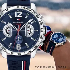 Relógio Tommy Hilfiger Masculino 1791476 Borracha Azul Foto mini 4