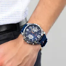 Relógio Tommy Hilfiger Masculino 1791476 Borracha Azul Foto mini  2