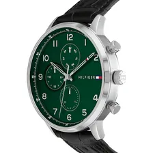 Rel贸gio Tommy Hilfiger Masculino Couro Preto 1791985 Foto mini 3