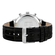 Rel贸gio Tommy Hilfiger Masculino Couro Preto 1791985 Foto mini 4