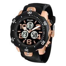 Relogio X-games Masculino Xmppa225 P2px Rose Anadigi Foto mini 1