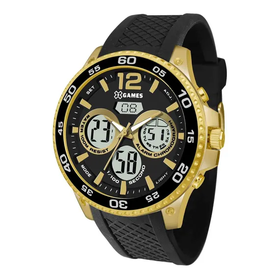 Relógio Xgames Xmgpa001 P2px Masculino Dourado - Refinado Foto 1