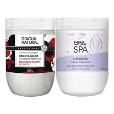 Reme Massagem Spa Lavanda+creme Pimenta Negra Dagua Natural Foto  mini 1