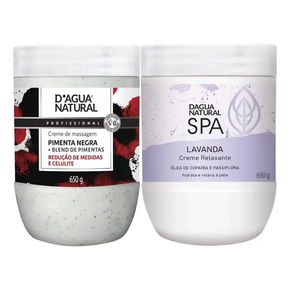 Reme Massagem Spa Lavanda+creme Pimenta Negra Dagua Natural Foto 1