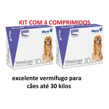 Remédio Para Verme Cães 30kg Vermicanis Plus Vermifugo 2 Cx Foto mini  3