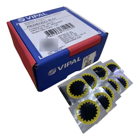 Remendo Frio R01 40mm Com 120 Unidades - Vipal Foto 1