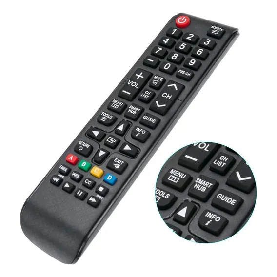 Remoto Controles Para Tv Samsung Smart Hub Universal Foto 1
