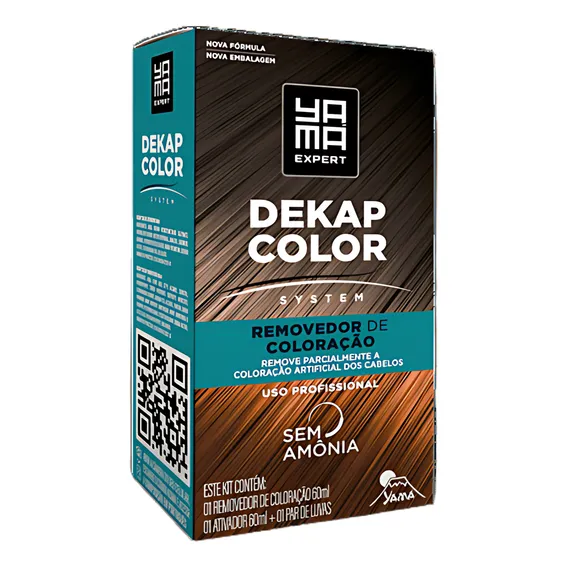 Removedor de Coloração Kit Dekap Color System 120ml - Yamá Foto 1