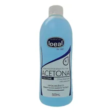 Removedor De Esmaltes Com Acetona + Silicone Ideal 500ml Foto  mini 1