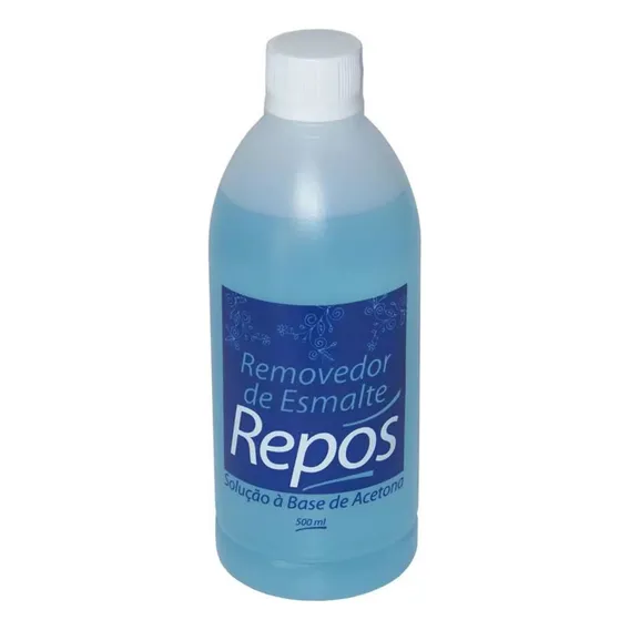 Removedor Esmalte Com Acetona Repos 500ml Foto 1