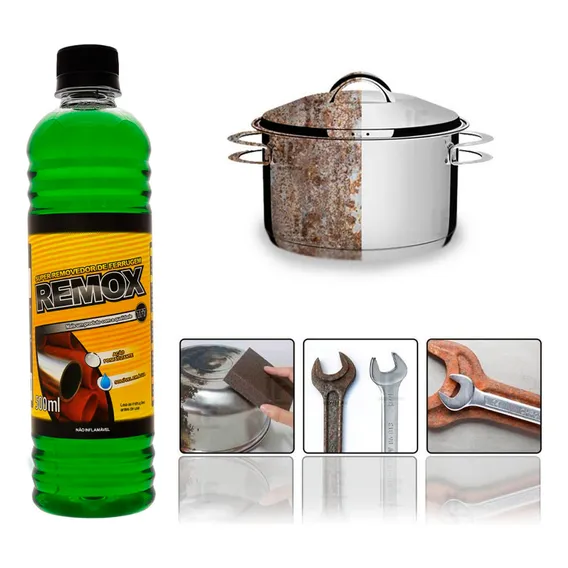 Removedor Ferrugem Renova Metal Limpa Oxidação 500ml Foto 1