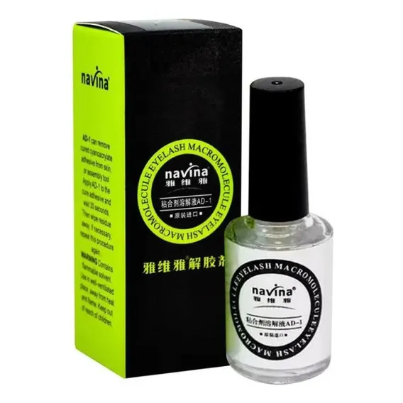 Removedor Líquido P/ Cola De Cílios Along 10ml Profis Navina Foto 1