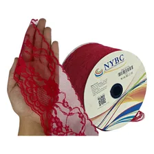 Renda De Poliamida R004 Rolo Com 50m Cor Vermelho Foto  mini 1