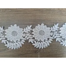 Renda Guipir Branca Para Véu Ccb Artesanato 13,7 Metros Rl51 Cor Branco Foto mini  3