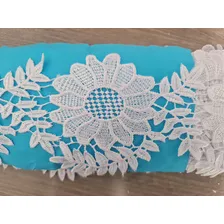 Renda Guipir Branca Para Véu Ccb Artesanato 13,7 Metros Rl51 Cor Branco Foto mini  2