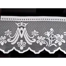 Renda Litúrgica Branca Mariana 30 Cms Largura Kit Com 5 Mts Cor Branco Foto mini 3