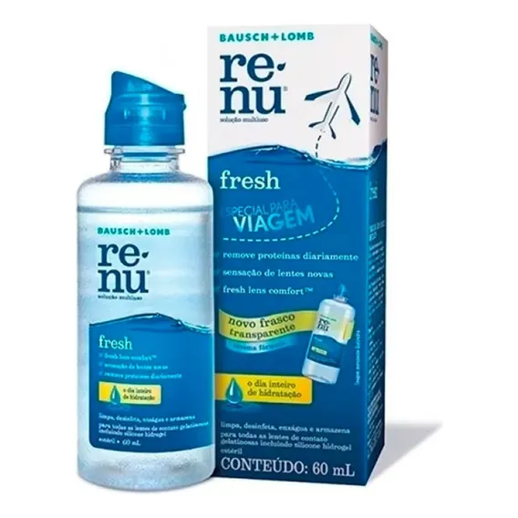 Renu Fresh 60 - Solução Multiuso Viagem + Rápida Foto 1