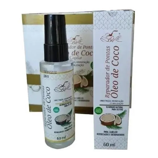 Reparador Pontas Óleo De Coco 60ml Belkit Profissional Foto 1