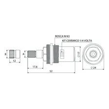 Reparo Mvc Universal Torneira 1/4 De Volta Docol Deca Etc Foto mini 4