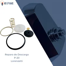 Reparo Para Válvula De Descarga P-20 (pvc) 1 1/2 Lorenzetti Cor Preto e Bege Foto mini 1
