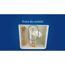 Reparo Saida Caixa Descarga Acoplada Conjunto Castelo Foto mini 4