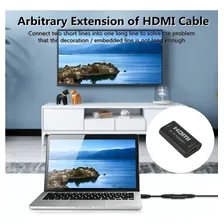 Repetidor Emenda Hdmi 4k 2k Tv Amplificador Sinal Femea Foto mini  3