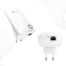 Repetidor Extensor Wifi Amplificador Sinal Internet Wireless Cor Branco Foto mini 4