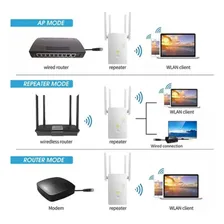 Repetidor Sinal Wifi 5ghz 5g 2.4 Wireless Gigabit Roteador Foto mini 4