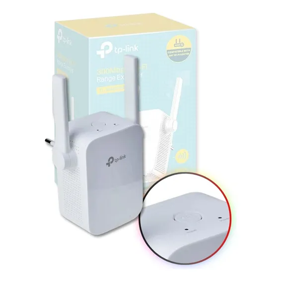 Repetidor Wi-fi Tp-link Tl-wa855re 300mbps Branco Foto 1