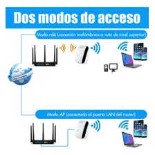 Repetidor Wifi Extensor de Sinal Amplificador Repetidor 300m Foto mini  2