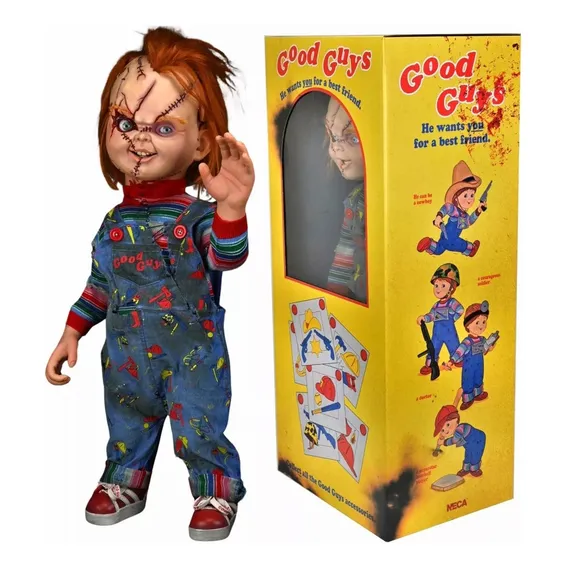 Réplica do Boneco Chucky Bride Of Chucky Neca Toys Tamanho Real 1/1 76,2cm Foto 1