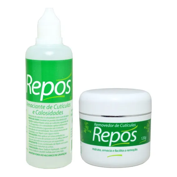 Repos Amaciante Cutículas 120ml + Creme Removedor 120gr Foto 1
