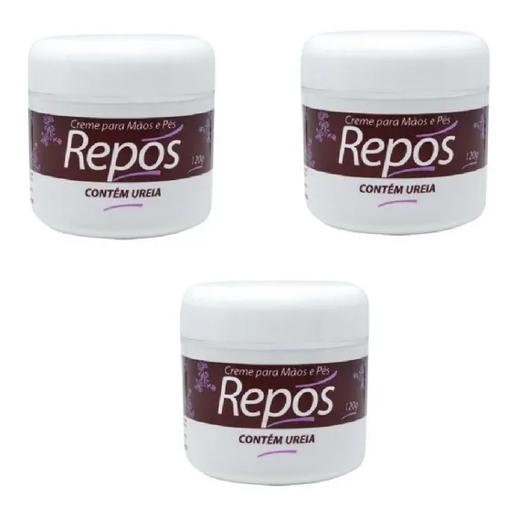 Repos Creme Removedor De CutÃculas Com Ureia Kit 3un De 120g Foto 1