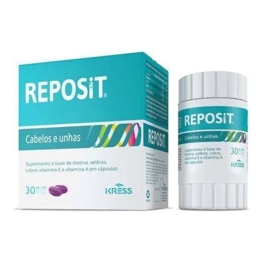 Reposit Cabelos E Unhas 90caps (3cx com 30 cap) Foto 1